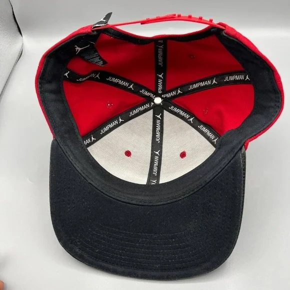 Air Jordan Hat Men Red Black Jumpman‎ Bred Wings Snap Back Cap